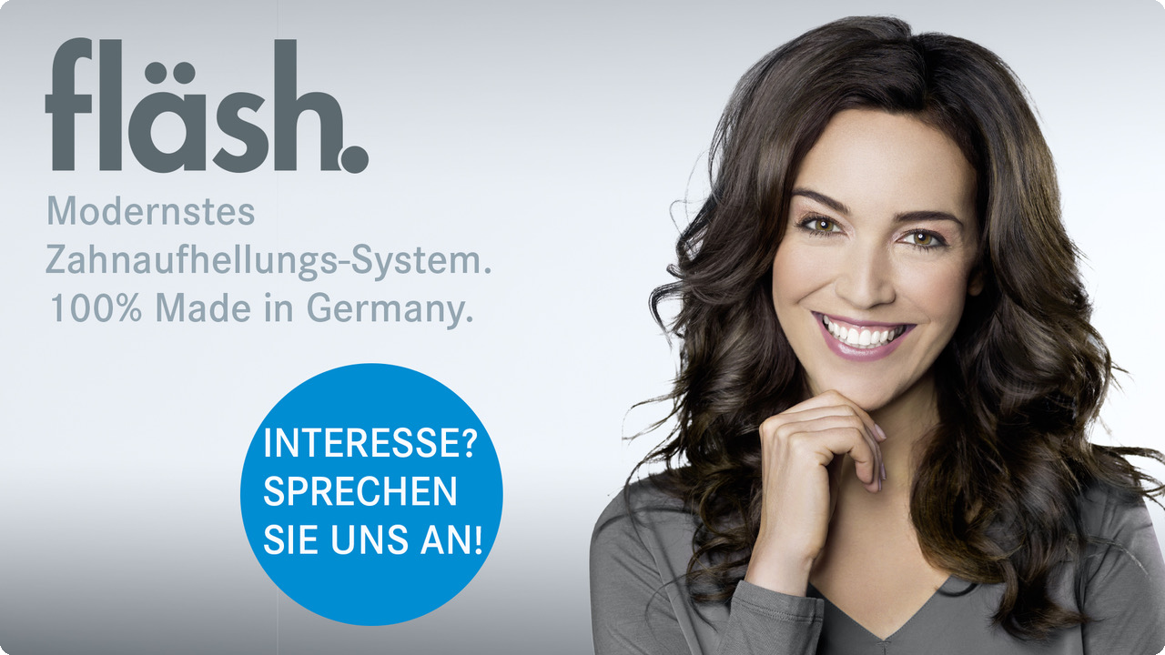 Fläsh, modernste Zahnaufhellung
